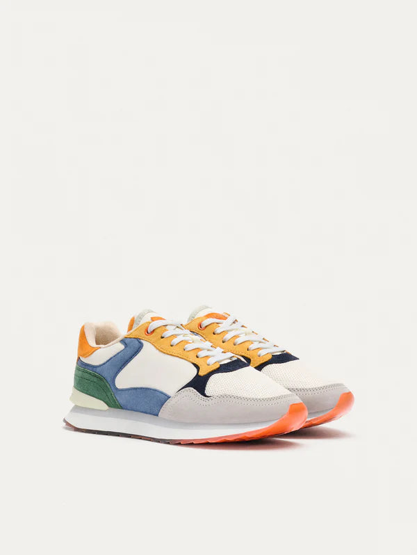 Hoff Bangkok Yellow Multi-Colour Suede Trainers