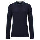 Hv Polo Christa Crew Neck Wool Blend Jumper In Navy