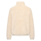 HV Society Deidre women’s fleece cardigan in cream with funnel neck and zip. A modern, versatile outerwear piece for effortless style.
