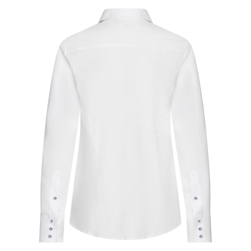 HV Society Daisy Classic Shirt white fitted shirt back view