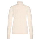 HV Society Lynda cream fine-knit turtle neck jumper back view