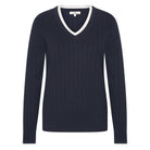 Hv Society Judith Ribbed V-neck Jumper