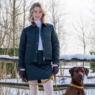 HV Society Janelle Black Forest quilted jacket – outdoor country  view