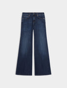 iBlues Iblbianca dark blue over-flare jeans product front view