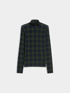 MiBlues IBLVolante dark green printed polo neck jumper product view