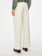 iBlues Scacco wide leg trousers back view