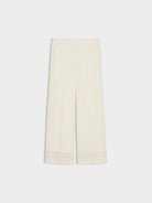 iBlues Scacco cream tailored trousers full flat product view