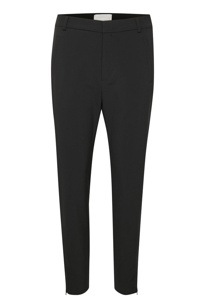 Inwear Nica Black Rib Casual Trousers