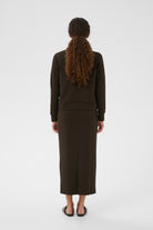 Back view of InWear chocolate brown jacket
