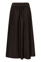 InWear Zilky chocolate brown A-line midi skirt product view