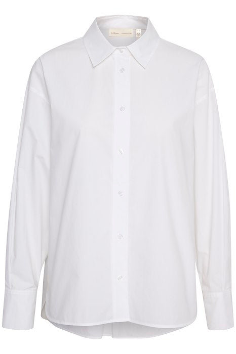 Inwear Rimmal Pure White Cotton Shirt
