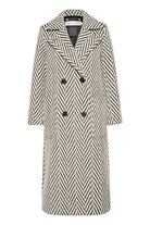 Inwear Tru Tweed Style Long Wool Blend Coat