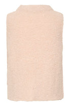 Inwear Kakira Sleeveless Knitted Jumper In Beige From Back