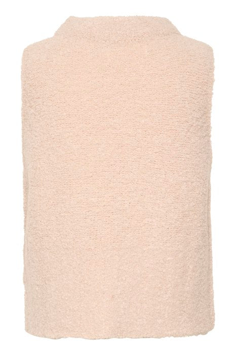 Inwear Kakira Sleeveless Knitted Jumper In Beige From Back