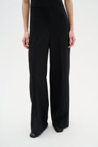 Inwear Kiarah Black Strapless Jumpsuit With Smart Wide Leg