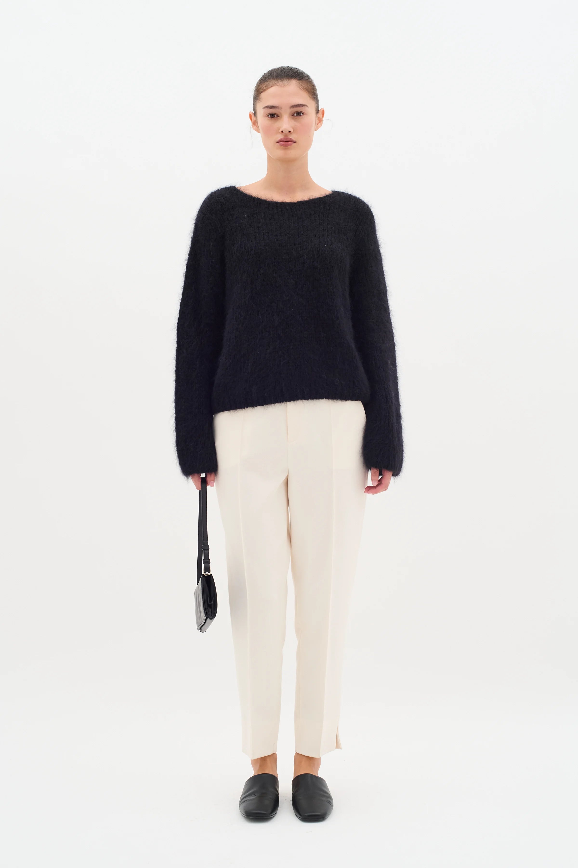 Inwear Kaili Tapered Leg Trousers In Cream