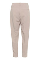 Inwear Kali Beige Tapered Leg Trousers From The Back