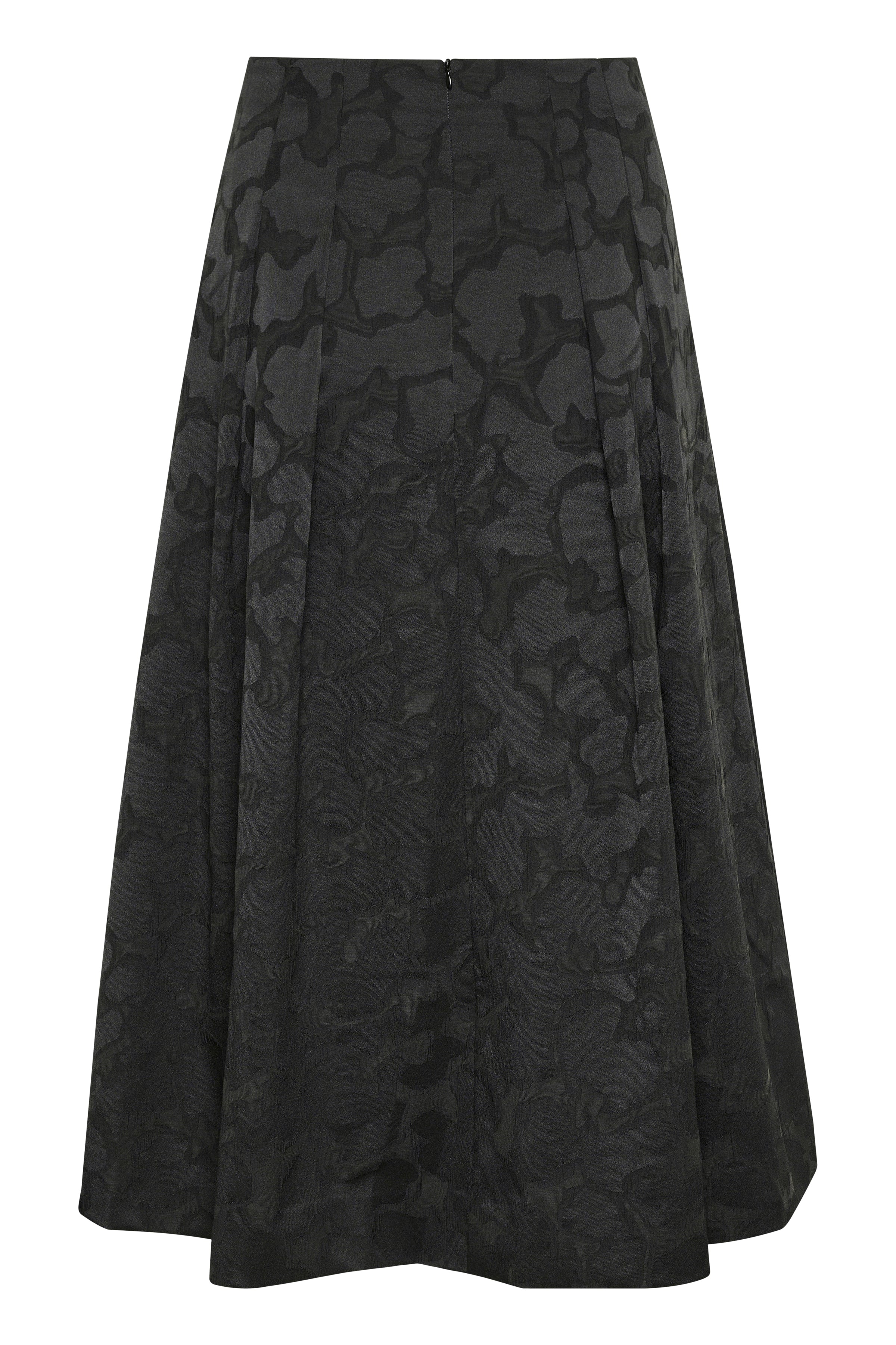 Inwear Yana Long Black Box Pleat Skirt - Back