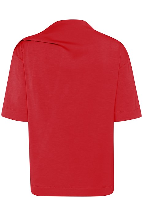 Inwear Annieh Draped Neck Shirt Sleeve Top From Back