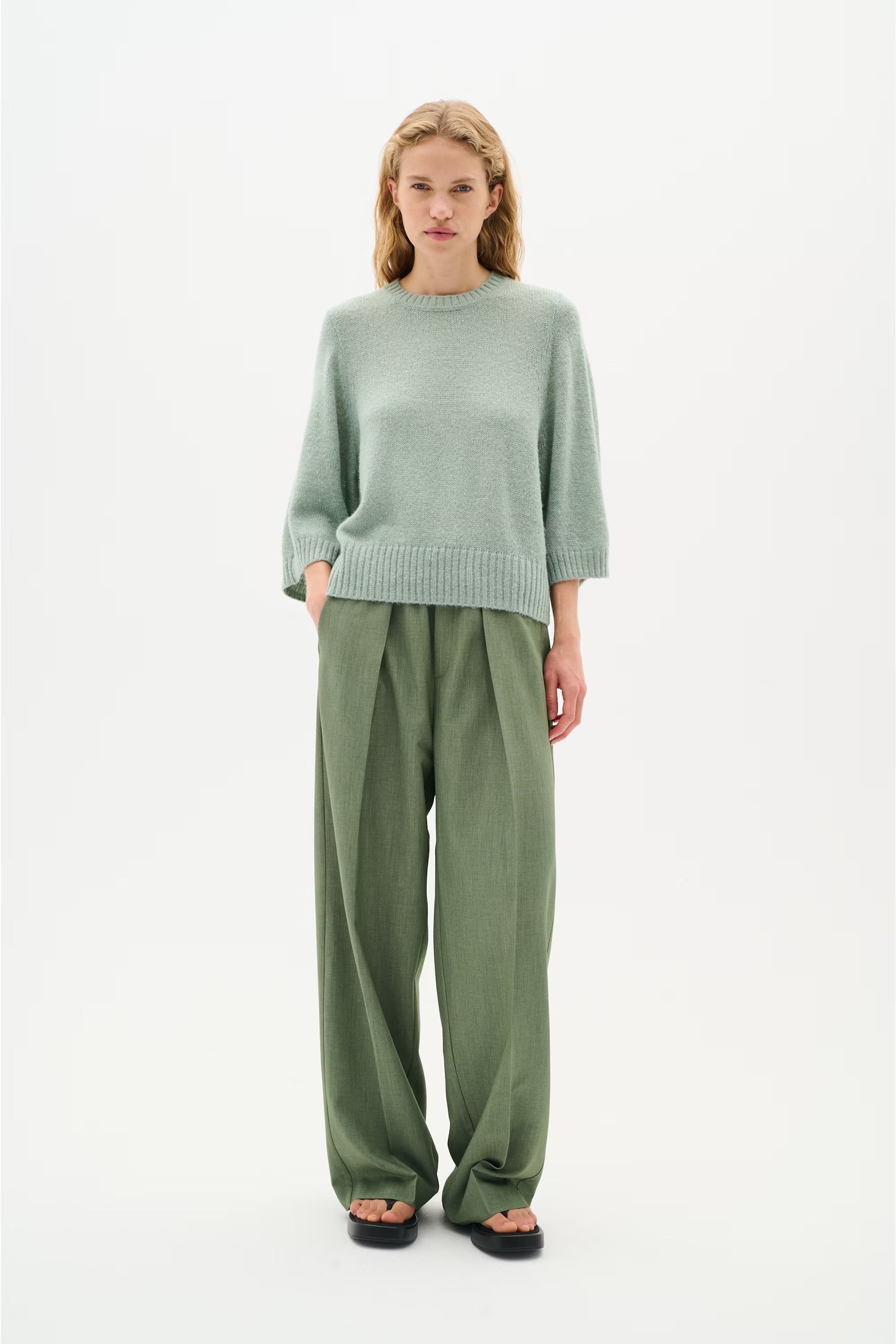 Inwear Wakana Wool Blend Jumper - Green