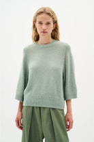 Inwear Wakana Wool Blend Jumper in Green 