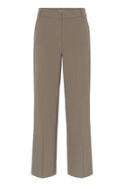 InWear Haisly Sandy Grey trousers waistband and crease detail