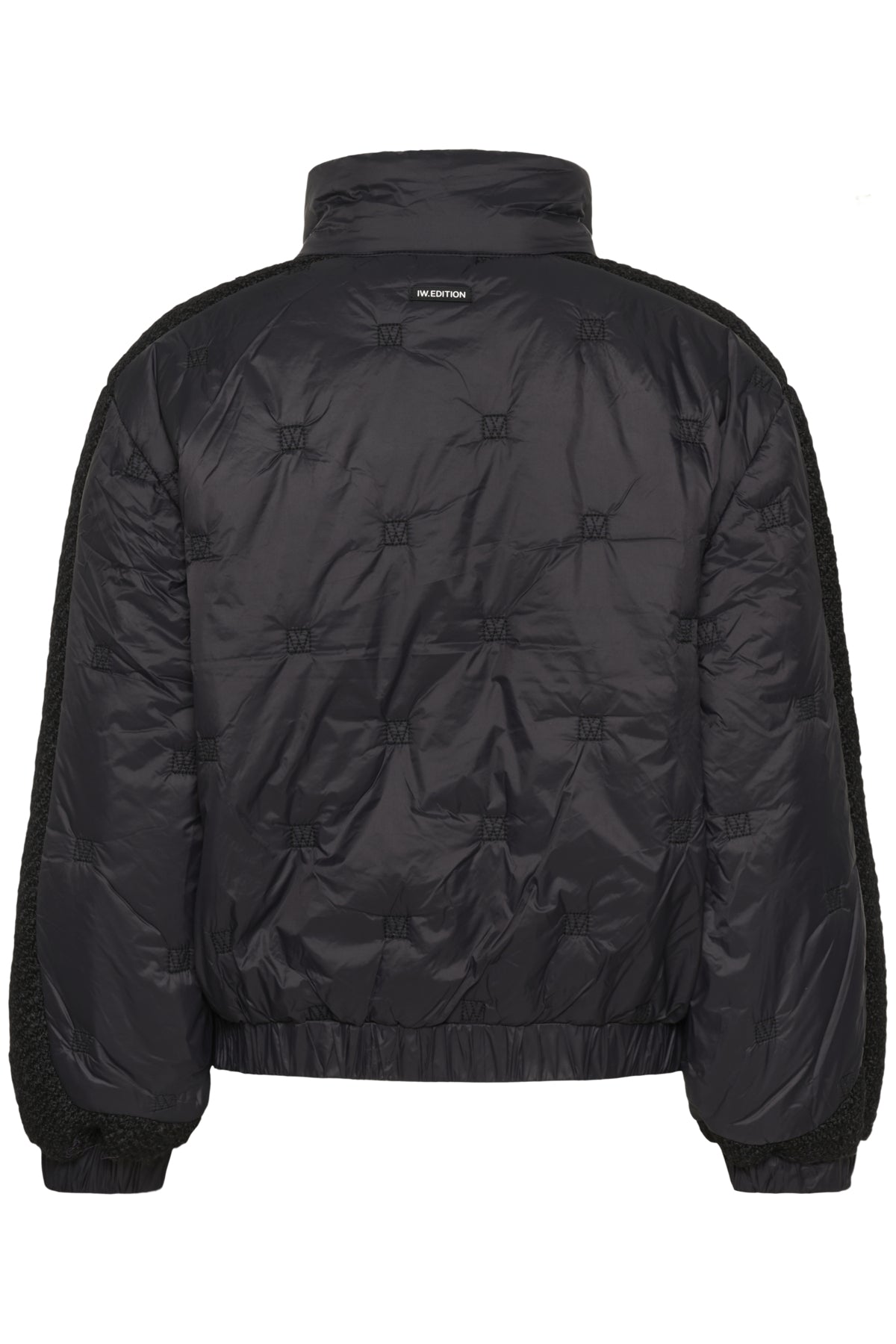 InWear Genoa black puffer jacket back flat lay
