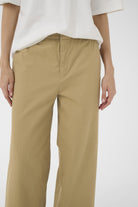 InWear Diaz trousers regular waist wide leg close-up