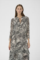 InWear women’s printed midi dress full length view