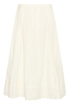 InWear cream midi skirt back view