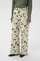 InWear Cecily botanical print trousers full length