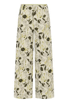 InWear Cecily botanical floral print trousers front 
