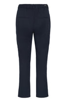 InWear Diz Nolona navy casual fit trousers back view