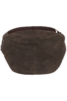 InWear Rasida brown suede leather sling bag front product 