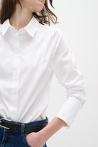 Inwear Cally Plain White Shirt With Wide Cuffs