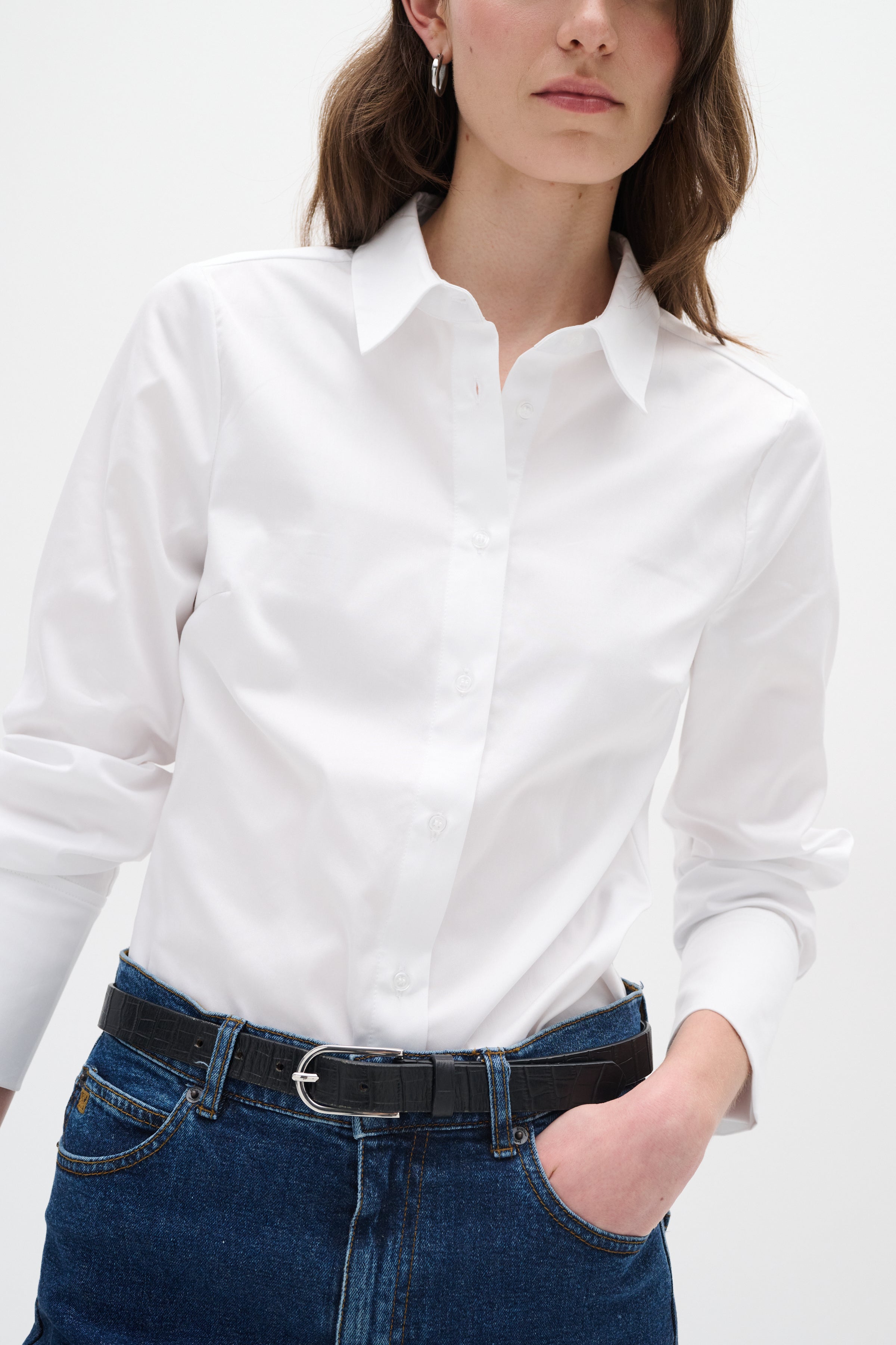 Inwear Cally Plain Shirt In White