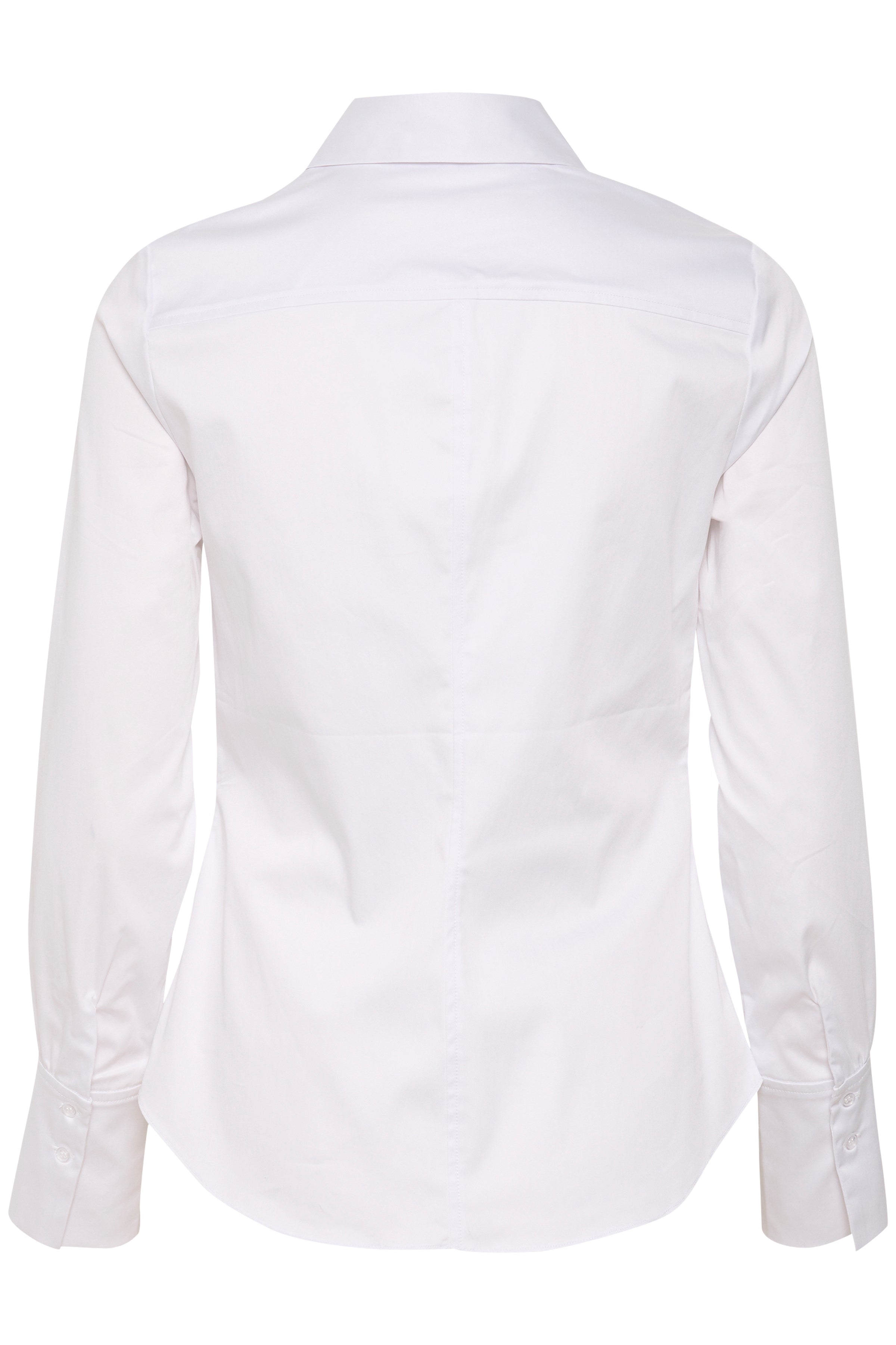 Inwear Cally Plain White Shirt From The Back