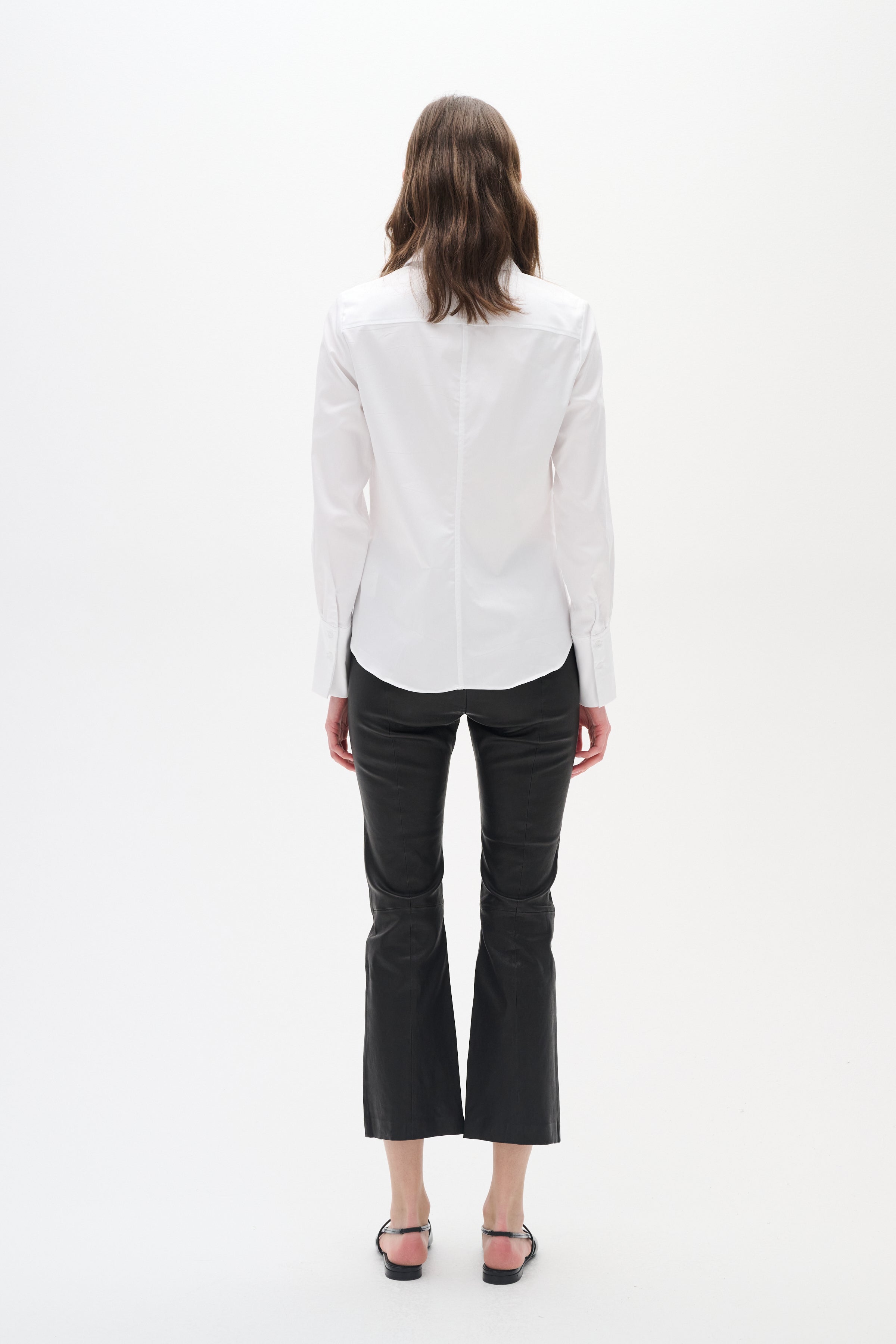 Inwear Cally Plain White Shirt - Back