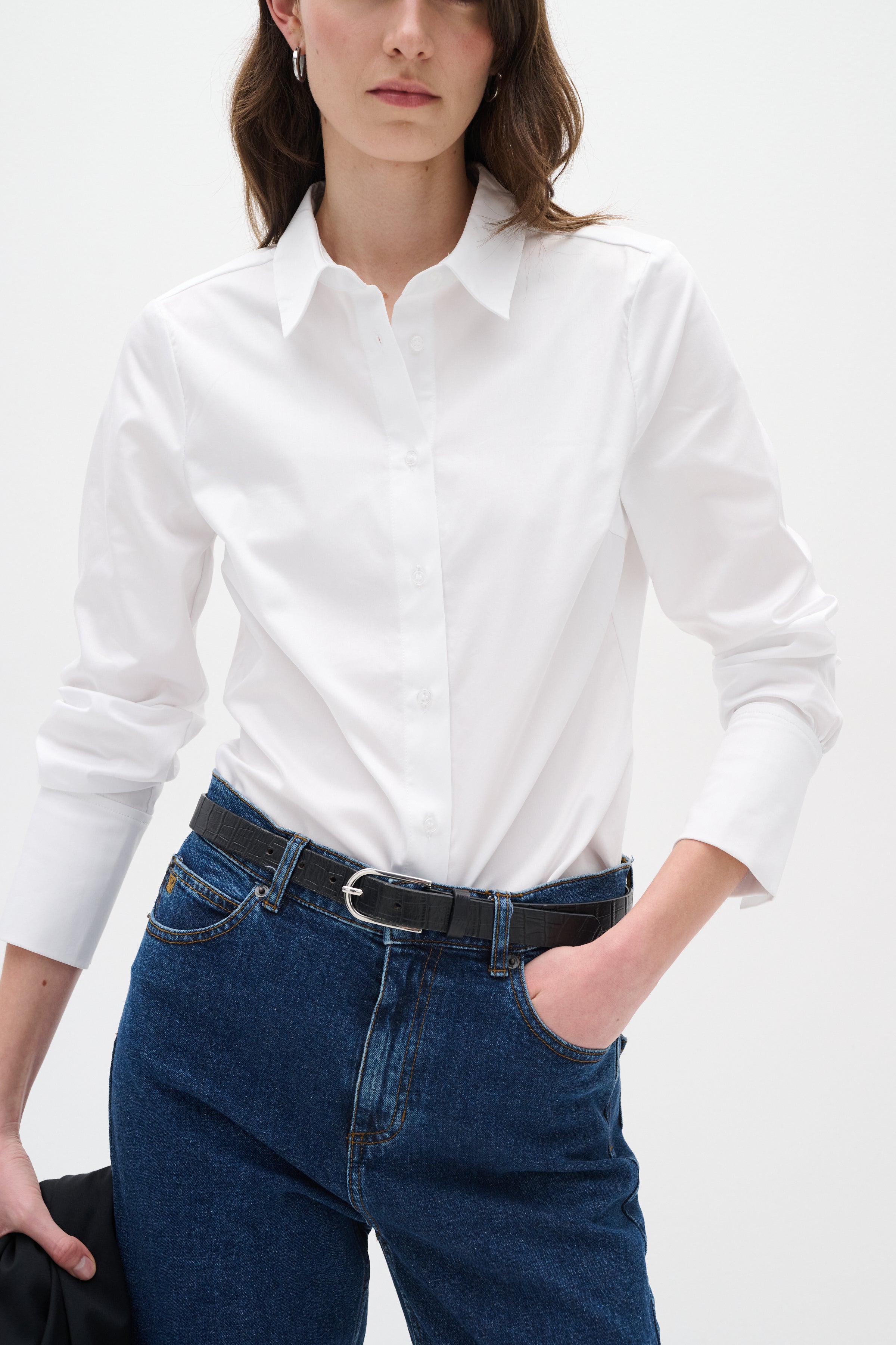 Inwear Cally Plain White Shirt