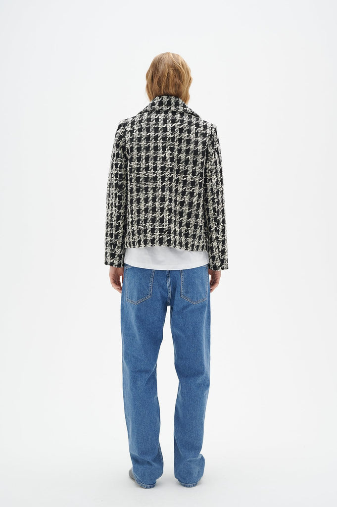 Inwear Winni Black Tweed Style Jacket From Back