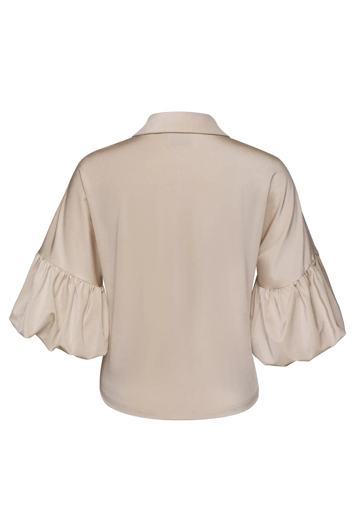 Kimara Senna blouse back view neutral shirt Ireland