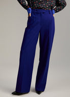 Lola Casademunt Lola Straight Leg Suit Trousers In Blue 