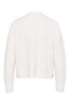 Love Lolina Marcia cream merino wool jumper with keyhole front Back view 