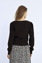 Molly Bracken Square Neck Jumper From The Back