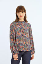 Molly Bracken Oversized Long Sleeve Floral Shirt