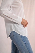 Molly Bracken Long Over Bum Shirt With Sparkly Stones