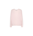Mos Mosh Thora soft pink lightweight knit jumper back view