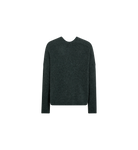 Lightweight alpaca-wool knit with deep neckline by Oui