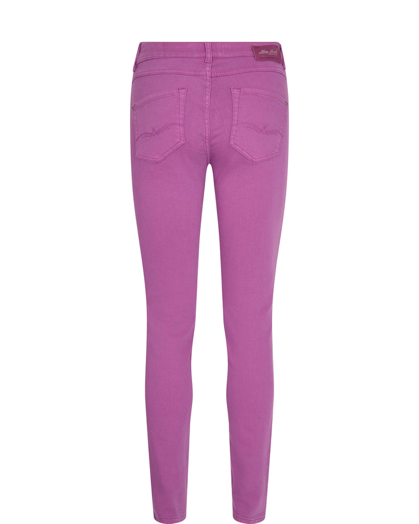 Mosmosh Vice Colour Pant In Violet From Back