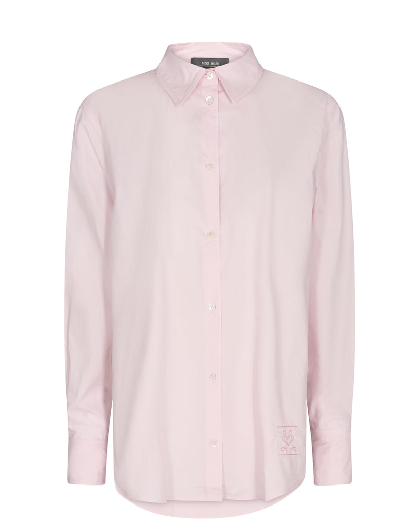 Mos Mosh Linda Pink Oversized Cotton Shirt